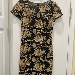 Black mermaid floor length dress